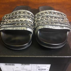 Chanel Chain Mules